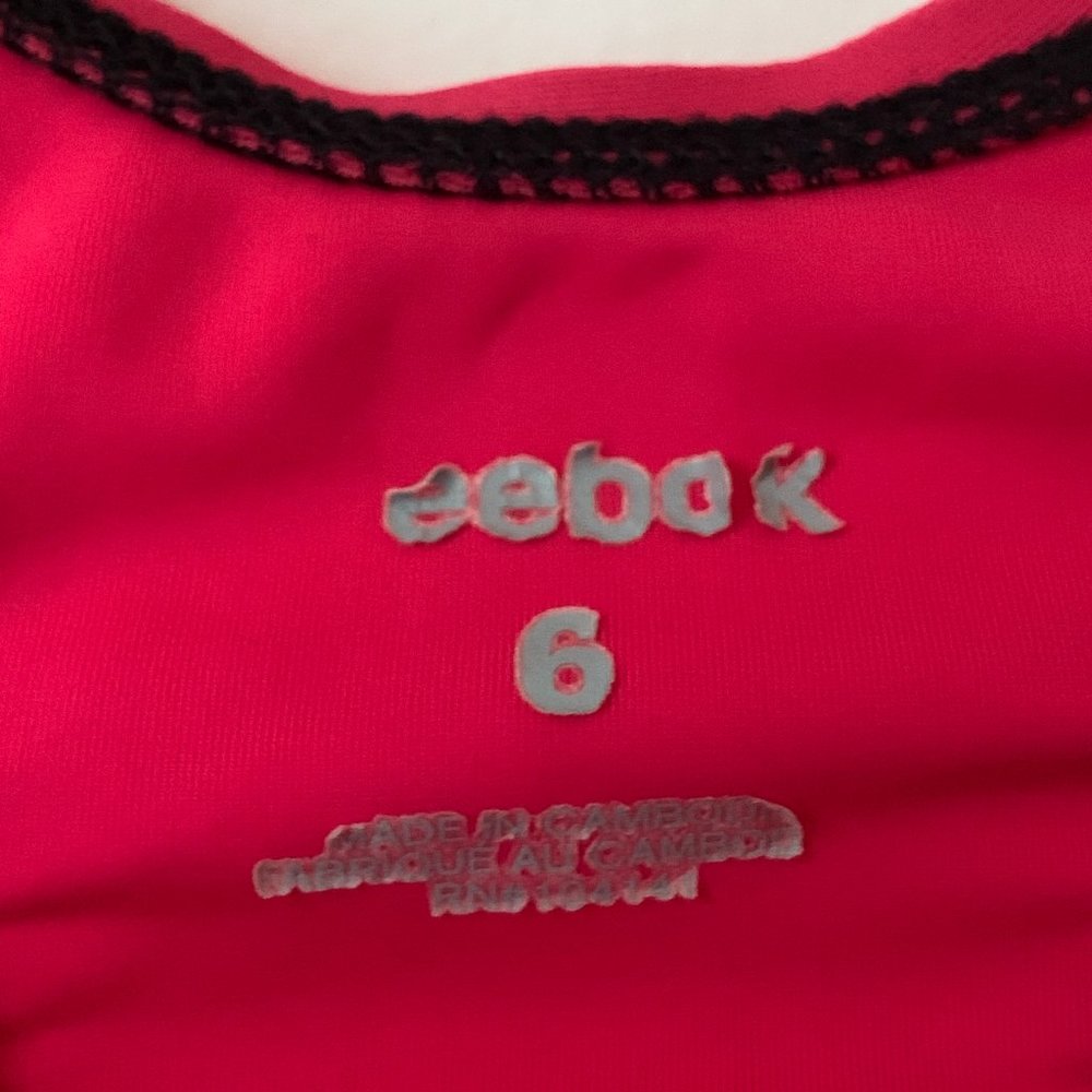 Reebok One Piece Swimsuit | Pink and Black - Picture 5 of 7